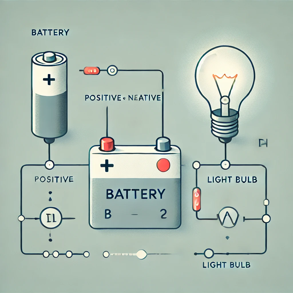 Electricity and Circuits - Electric Cell with terminals Class 6 Science Notes (www.jngacademy.com)